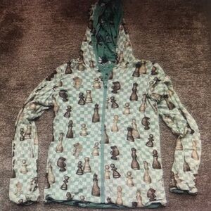 Kids Chess Pattern Jacket